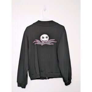 VTG Y2K The Nightmare Before Christmas Jack Skellington Zip Up Size Large